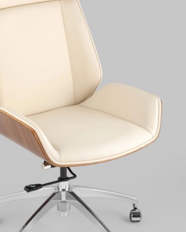 Кресло руководителя Stool Group TopChairs Crown SN бежевый