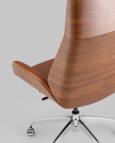 Кресло руководителя Stool Group TopChairs Crown SN коричневый