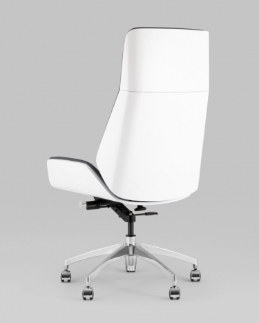 Кресло руководителя Stool Group TopChairs Crown SN серо-голубой
