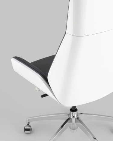 Кресло руководителя Stool Group TopChairs Crown SN серо-голубой