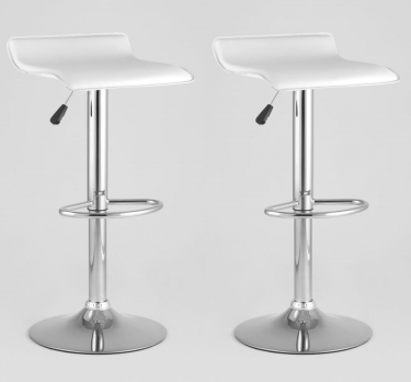 Стул барный Stool Group Хай-Тек белый 2 шт