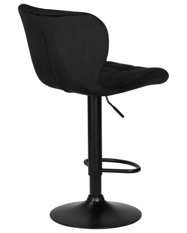 Стул барный DOBRIN DOBRIN BARNY BLACK черный велюр MJ9-101