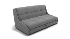 Диван Berhouse Куба 1950 ЗР Цвет фасада Светло серый Тип Прямой Материал фасада Металл/Велюр