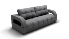 Диван Berhouse Рич-1 ЗР Цвет фасада Светло серый Тип Прямой Материал фасада Металл/Велюр