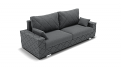 Диван Berhouse Мартин-1 ЗР Цвет фасада Голубой Тип Прямой Материал фасада Металл/Велюр