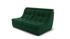 Диван Berhouse Монако-1 ЗР Цвет фасада Зеленый Тип Прямой Материал фасада Металл/Велюр