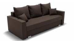 Диван Berhouse Олимп-1 ПБ ЗР Цвет фасада Коричневый Тип Прямой Материал фасада Металл/Велюр