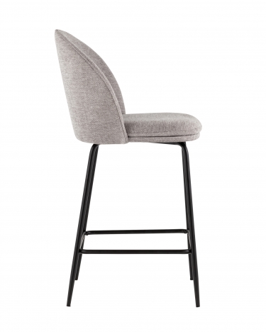 Стул полубарный Stool Group Echo Светло-серый