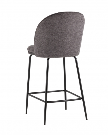 Стул полубарный Stool Group Echo Темно-серый