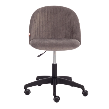 Кресло Tetchair MELODY PLT флок , серый, 29