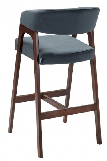 Кресло барное R-home Baxter Б Grey/Темный орех