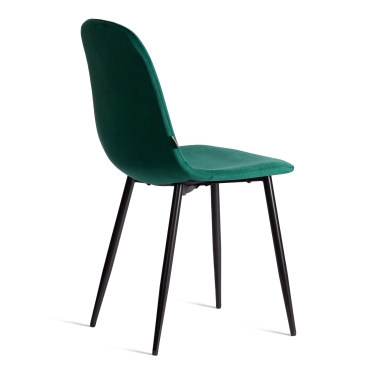 Стул Tetchair BREEZE mod. JSC-58 Велюр/металл , 44 х 53 х 86 см, Green зеленый HLR56 / черный