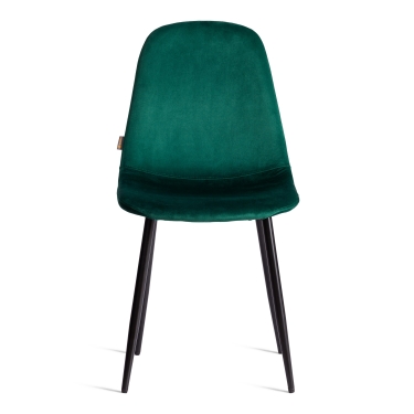 Стул Tetchair BREEZE mod. JSC-58 Велюр/металл , 44 х 53 х 86 см, Green зеленый HLR56 / черный