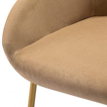 Стул R-home Kent бар Diag beige/Линк золото