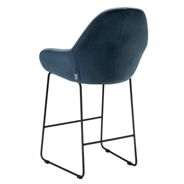 Стул R-home Kent полубар Diag blue/Линк