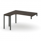 Стол-надставка на опорную тумбу левый Рива CONCEPT CN.OSAN-003L Дуб Мали Черный