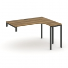 Стол-надставка на опорную тумбу правый Рива CONCEPT CN.OSAN-004R Сандал Янтарный Антрацит