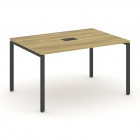 Стол переговорный 1 столешница Рива CONCEPT CN.PRG-012 Дуб Винченцо Антрацит