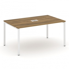 Стол переговорный 1 столешница Рива CONCEPT CN.PRG-014 Сандал Янтарный Белый