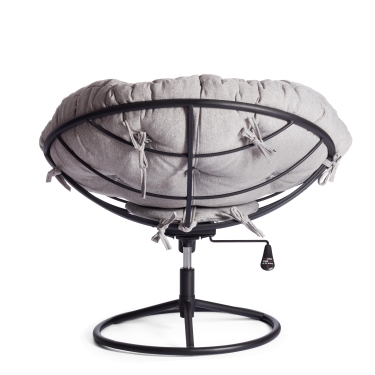 Кресло Tetchair CLOUDE HOME рогожка/металл, 97х98х90-96см, серо-бежевый, 3M 16/2