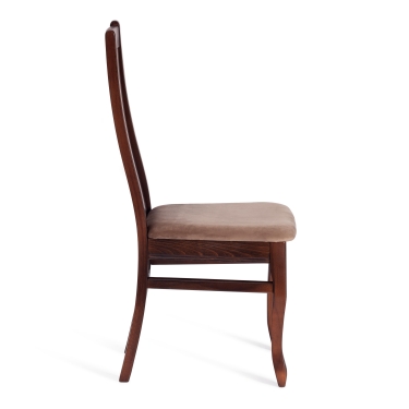 Стул Tetchair DOLCE мягкое сидение бук, 40х46х100см, Tobacco, велюр, Tenerife mocca