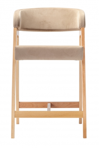 Кресло полубарное R-home Baxter ПБ Beige/натур