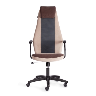 Кресло Tetchair AVIATOR флок, ткань , олива/серый/серый, 23/29/W-12