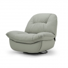 Кресло-реклайнер Eureka Eureka EEA02 с откидной спинкой и функцией качания, серый