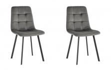 Стул Stool Group Chilly велюр антрацитовый 2 шт.
