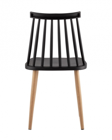 Стул Stool Group Морган пластиковый черный 2 шт