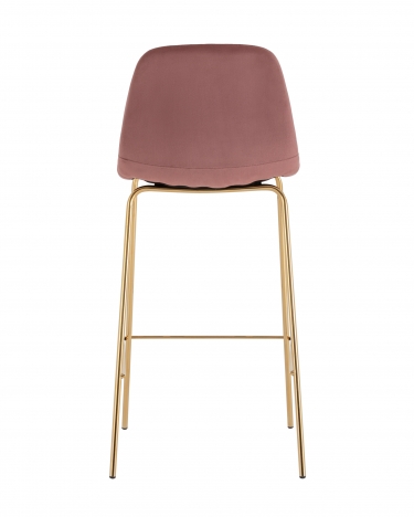 Комплект из двух стульев Stool Group Валенсия SN велюр пыльно-розовый золотые ножки 2 шт