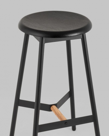 Стул барный Stool Group Knobb черный 2 шт