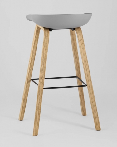 Стул барный Stool Group LIBRA СЕРЫЙ 2 шт