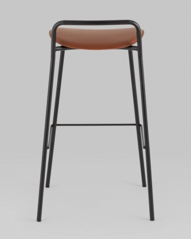 Стул барный Stool Group Mantis экокожа коричневый