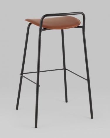 Стул барный Stool Group Mantis экокожа коричневый