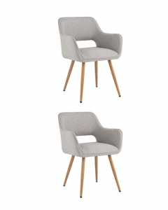 Стул Stool Group Кромвель II серый 2 шт