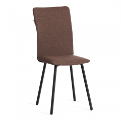 Стул обеденный Tetchair La Rousse ткань рогожка, 49х50х93, коричневый/черный, 3М7-147