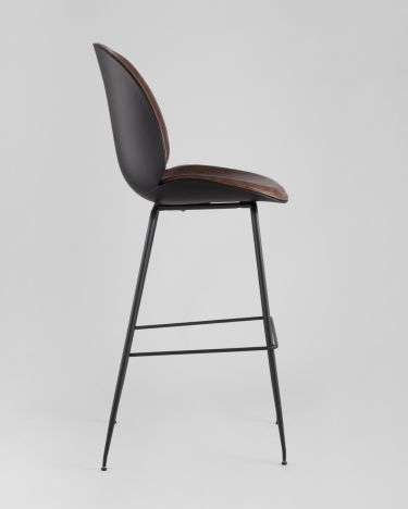 Стул барный Stool Group Beetle PU со спинкой коричневый 2 шт