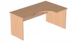 Стол компьютерный угловой Альтерна Р.СКУ-14 правый Дуб Сонома светлый