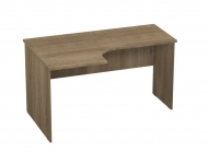 Стол компьютерный угловой Альтерна Р.РС-14 левый Ясень темный