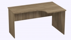 Стол компьютерный угловой Альтерна Р.РС-14 правый Серый