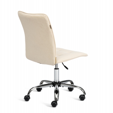 Кресло Tetchair ONE флок , молочный, 4