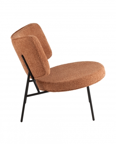 Кресло Stool Group District Lounge букле Терракотовый