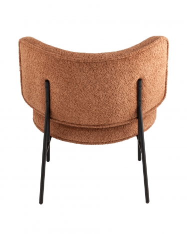 Кресло Stool Group District Lounge букле Терракотовый