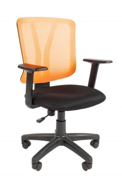 Кресло офисное Chairman CHAIRMAN 626 Черный Оранжевая сетка