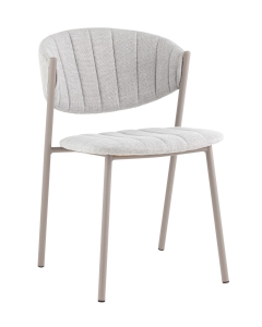 Стул Stool Group Харпер ткань рогожка серо-голубой каркас серый матовый