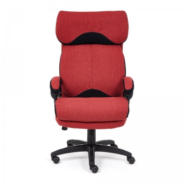 Кресло Tetchair DUKE ткань, красный/черный, MJ190-11/TW-11
