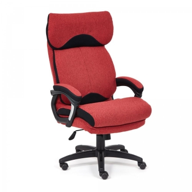Кресло Tetchair DUKE ткань, красный/черный, MJ190-11/TW-11