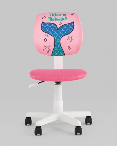 Кресло компьютерное детское Stool Group ЛОЛО Mermaid Tail пластик белый