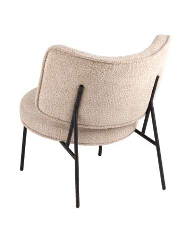 Кресло Stool Group District Lounge букле Капучино